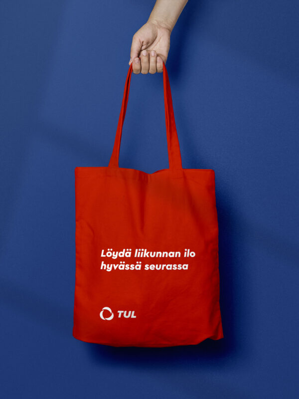 TUL painettu kangaskassi