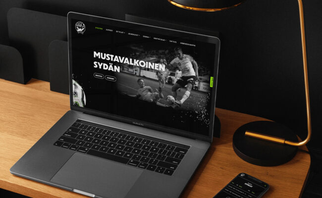 FC Haka -verkkosivusto