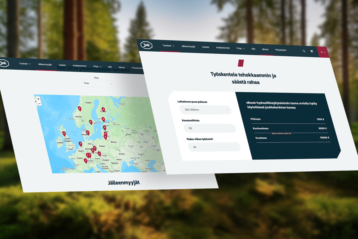 JAK Metalli verkkosivu